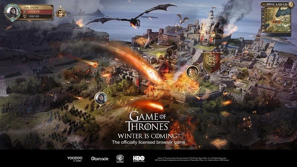 Game of Thrones Winter is Coming jogo MMO gratuito